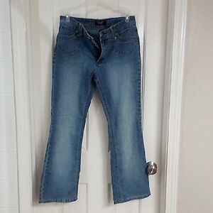 Angels Light Blue Flare Jeans